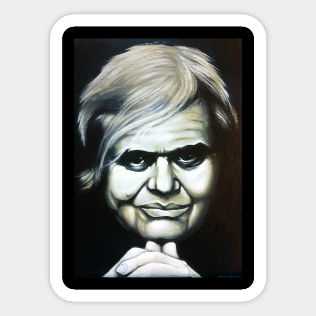 H.R.Giger Sticker by Toby Sasquatch